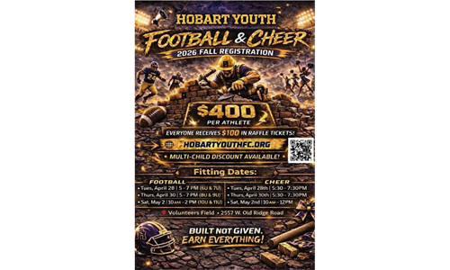 2026 Tackle & Cheer Registration